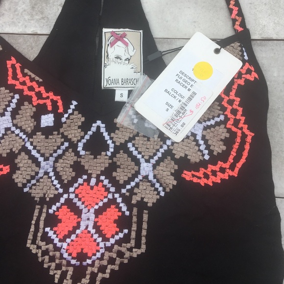 Yoana Baraschi Fiji Geo Embroidered Racer Maxi - Picture 5 of 8